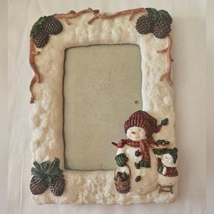 Snowman 3D picture frame